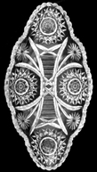 silver adorned pitcher